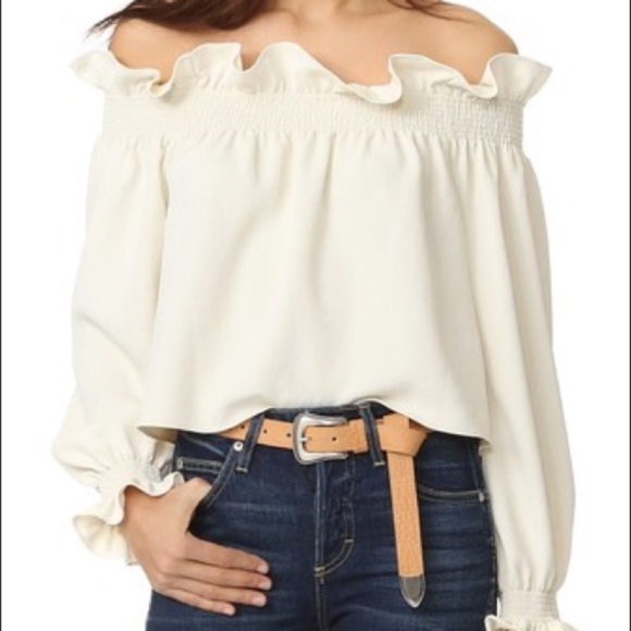 Diane von Furstenberg Georgie Off the Shoulder Top - Picture 10 of 12